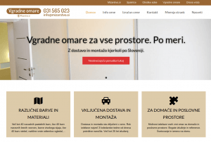 Analiza ključnih besed za vgradne omare